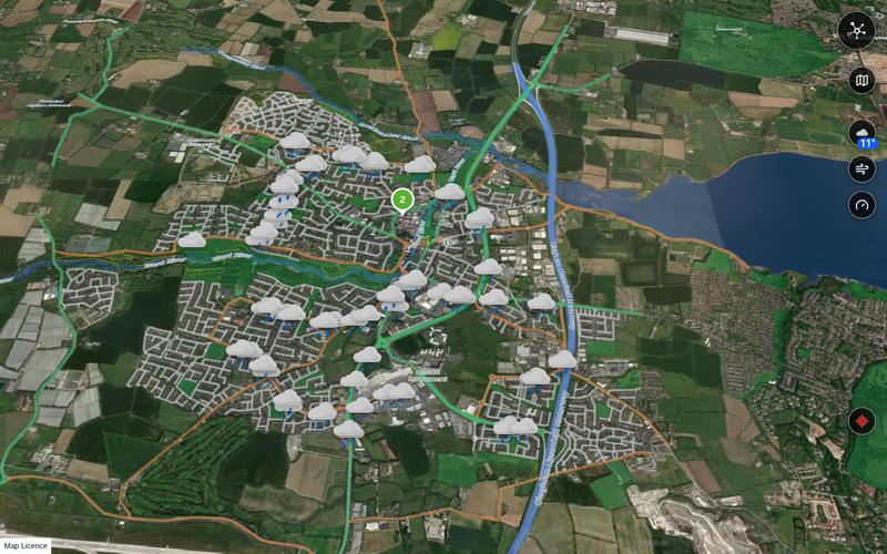 MapClick Climate on Swords Live — local weather and air quality on the map